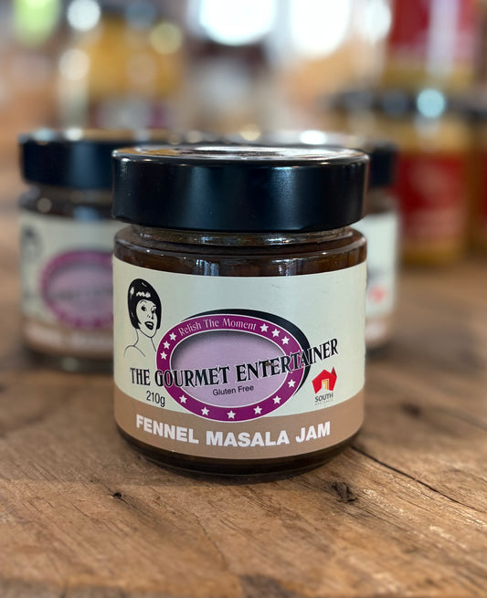 The Gourmet Entertainer Fennel Masala Jam – Aromatic, Spiced, and Wonderfully Versatile